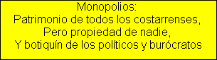 monopolios